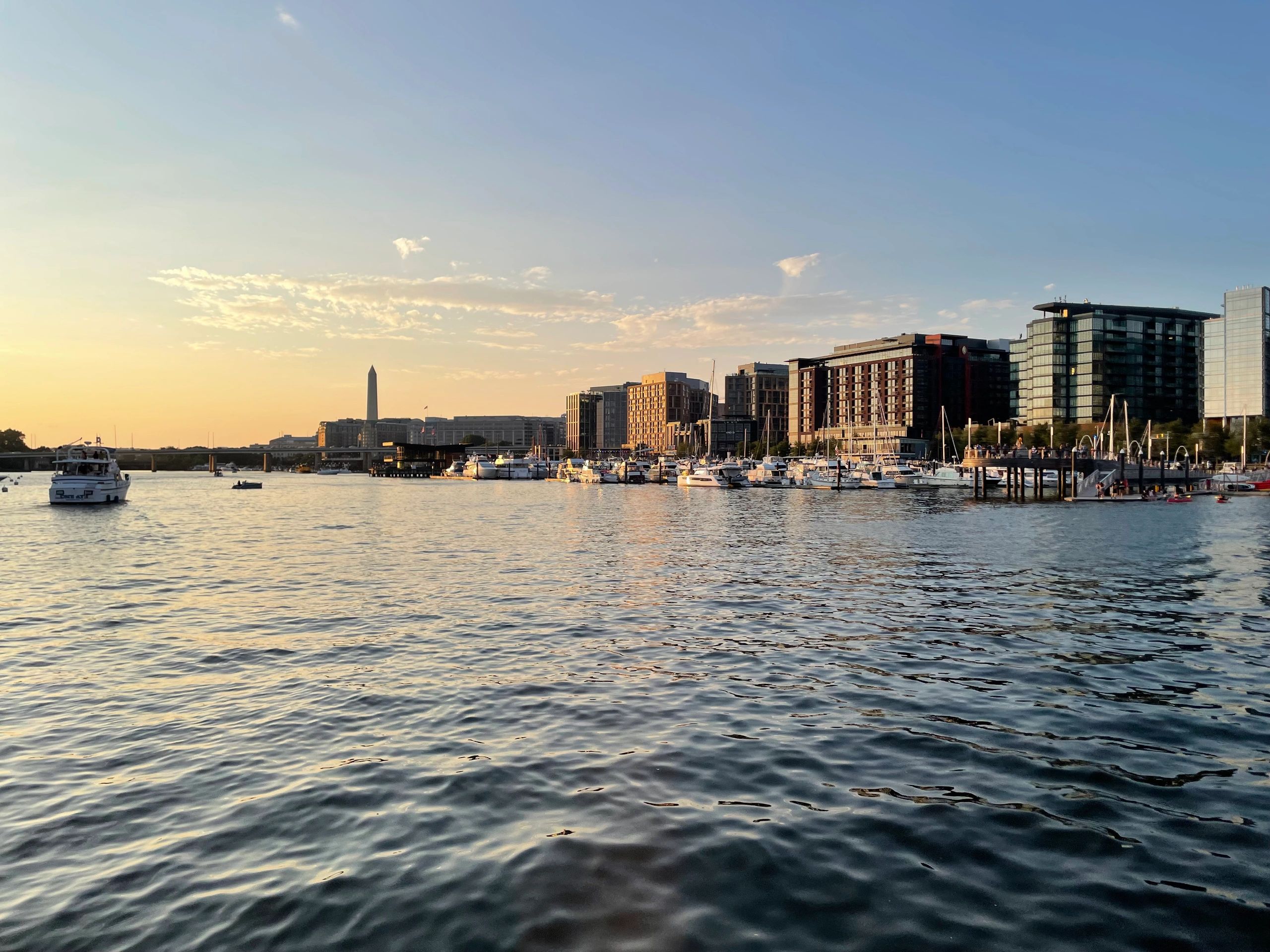 The Wharf waterfront in Washington, DC
